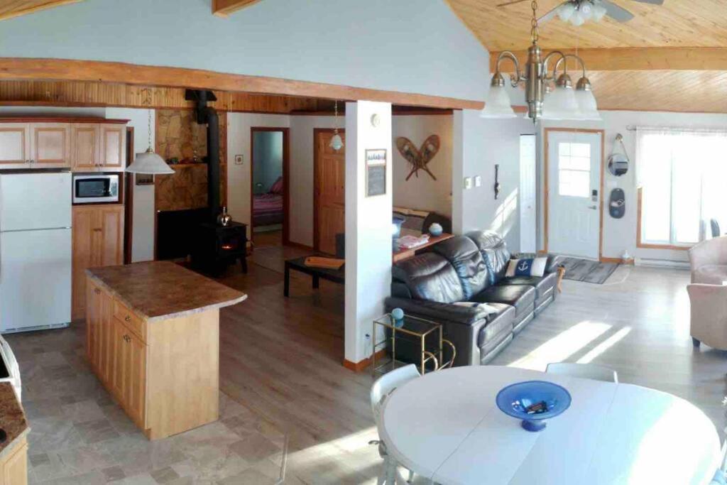 Le Chalet Bleu, Aux Pieds Des Monts-Valin Saint-David-de-Falardeau Εξωτερικό φωτογραφία